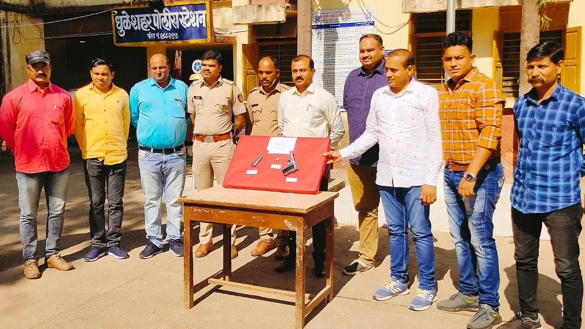 पिस्टलसह जिवंत काडतूस बाळगणाऱ्यास सिनेस्टाईल अटक