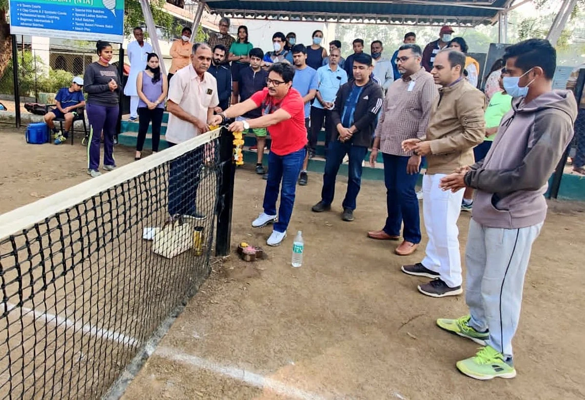 निवेक मैदानावर राष्ट्रीय टेनिस स्पर्धा