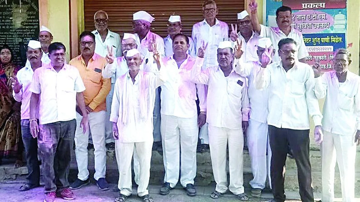 दावचवाडी सोसायटी निवडणूक बिनविरोध