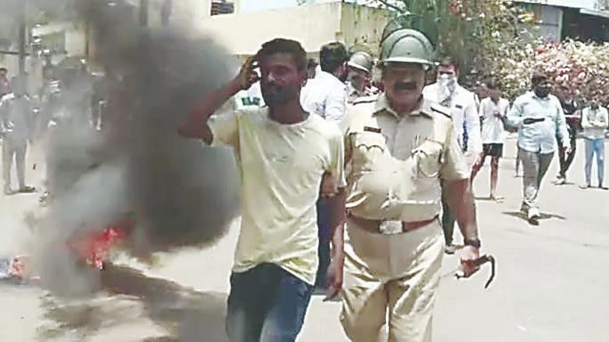 Mock drill, route march for social harmony
