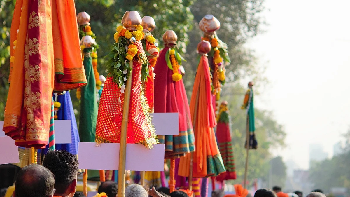 निर्बंधमुक्त महाराष्ट्रातील पहिला सण! राज्यभरात गुढीपाडव्याचा उत्साह, शोभायात्रांची धूम... पाहा VIDEO
