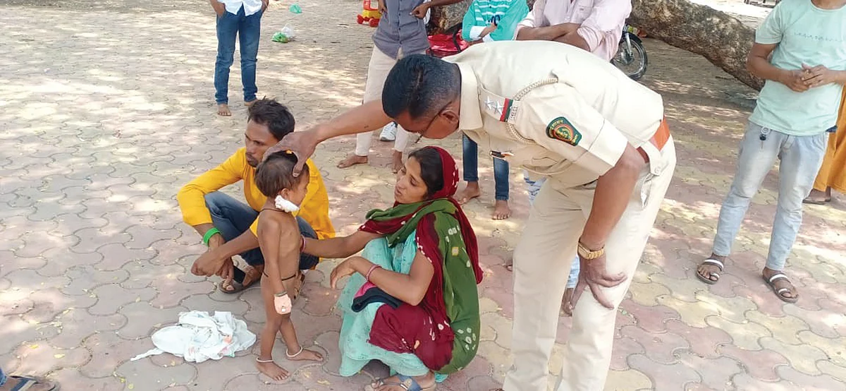 खुर्चीमाळ येथे दोन वर्षीय बालिकेवर बिबट्याचा हल्ला