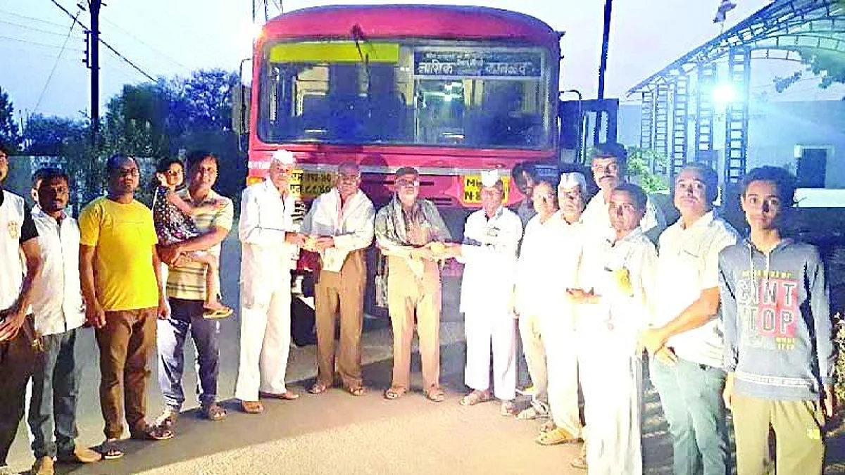 तब्बल दोन वर्षांनंतर लालपरीचे आगमण