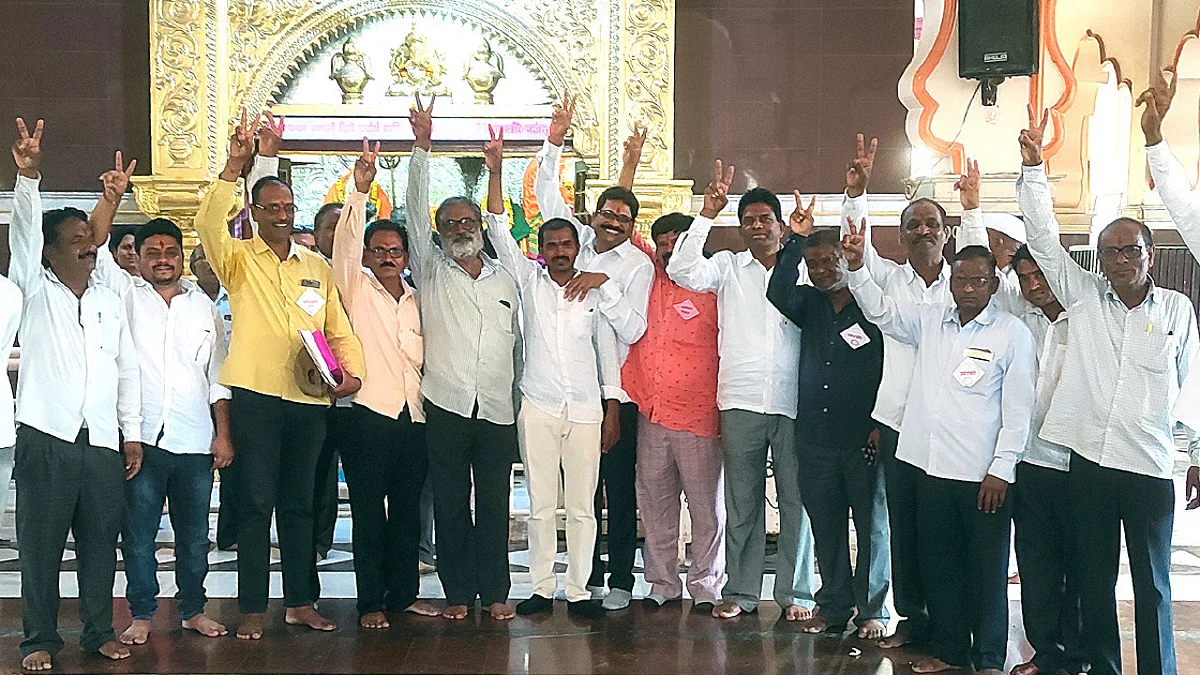 भगवतीमाता सोसायटीत भगवतीमाता शेतकरी विकास मंडळाचे वर्चस्व