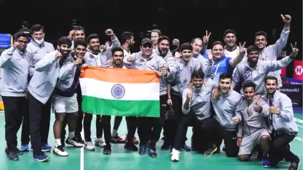 Thomas Cup 2022 : चक दे इंडिया! भारताने पहिल्यांदाच पटकावला 'थॉमस कप'