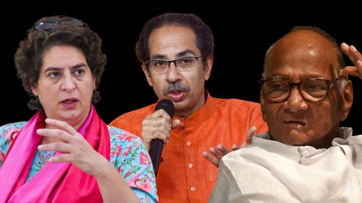 घडामोडींना वेग! प्रियांका गांधी अचानक मुंबईत, राष्ट्रवादीचीही बैठक... 'मविआ'च भवितव्य ठरणार?
