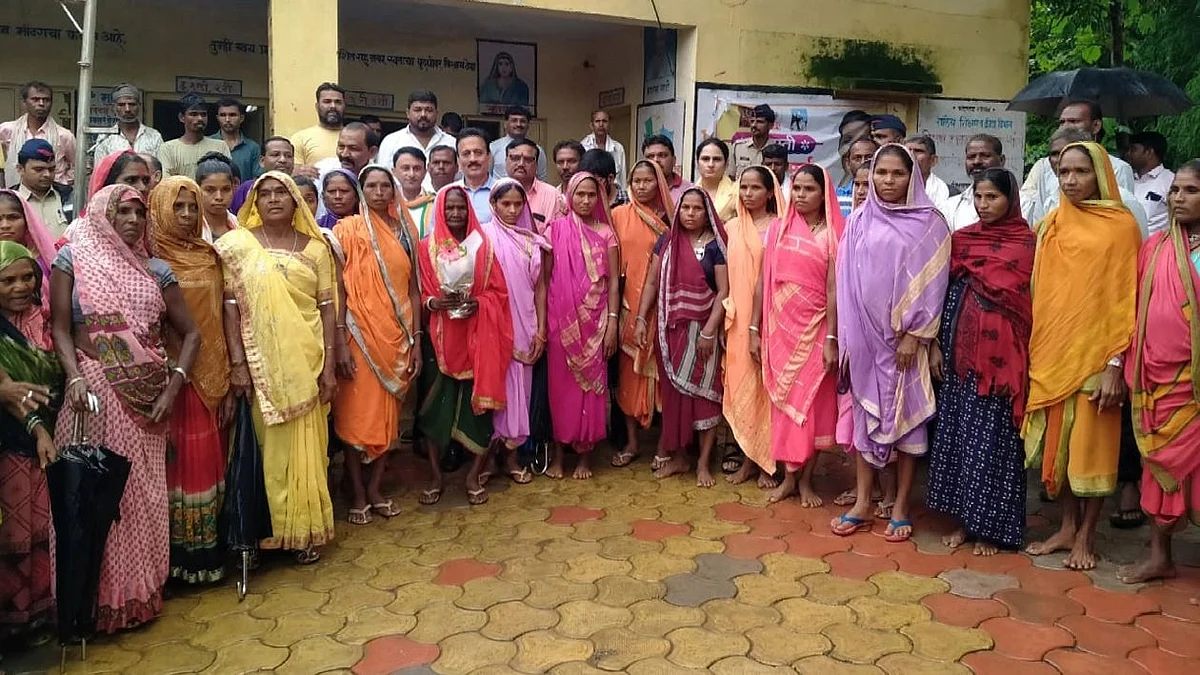 राष्ट्रपती शपथविधी सोहळा ; आ.गिरीश महाजन व जिल्हाधिकारी मनिषा खत्री यांच्या उपस्थितीत सातपुड्यात जल्लोष