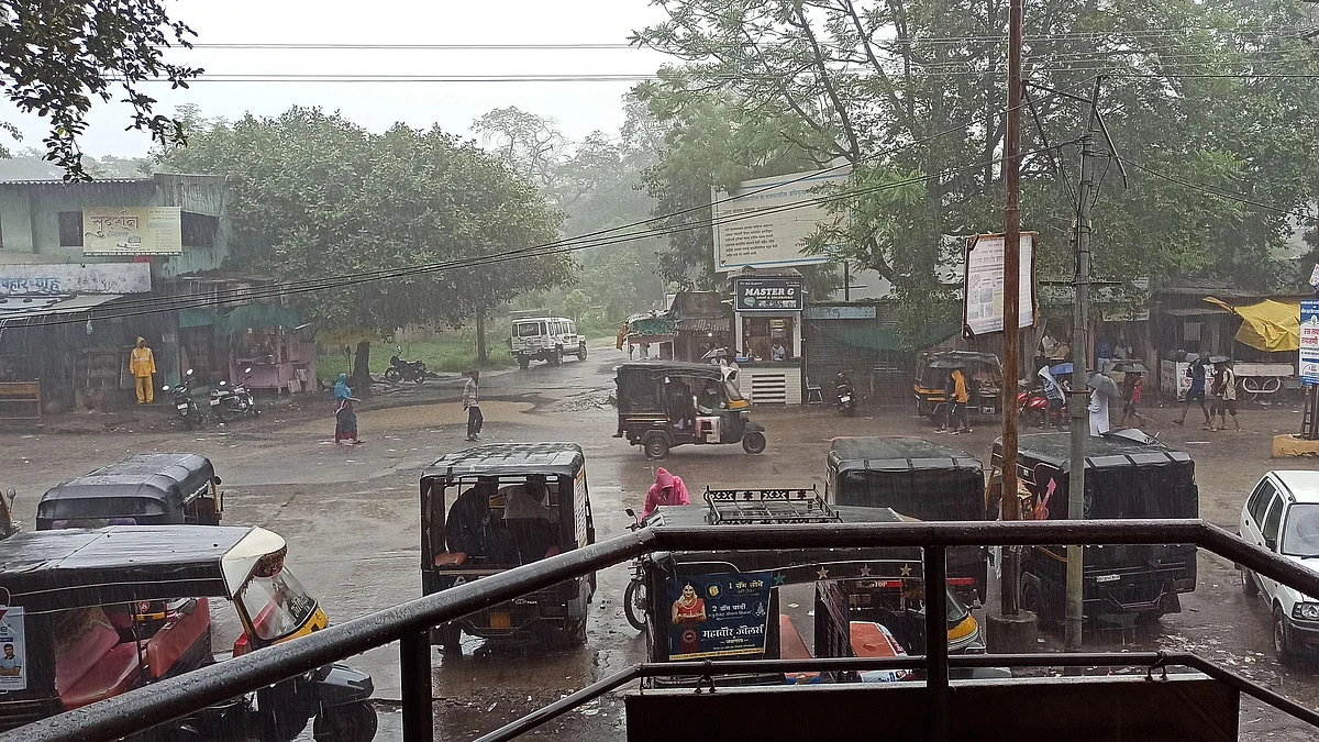 रावेरात पावसाची संततधार ; पिकांच्या वाढीसाठी होणार फायदा