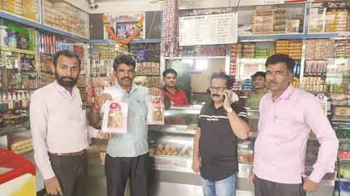 प्लॅस्टिक पिशव्या वापरणार्या व्यावसायिकांवर कारवाई