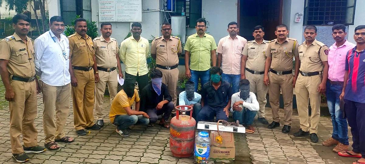 पिंपरकणे येथील किराणा दुकान फोडणारे आरोपी गजाआड