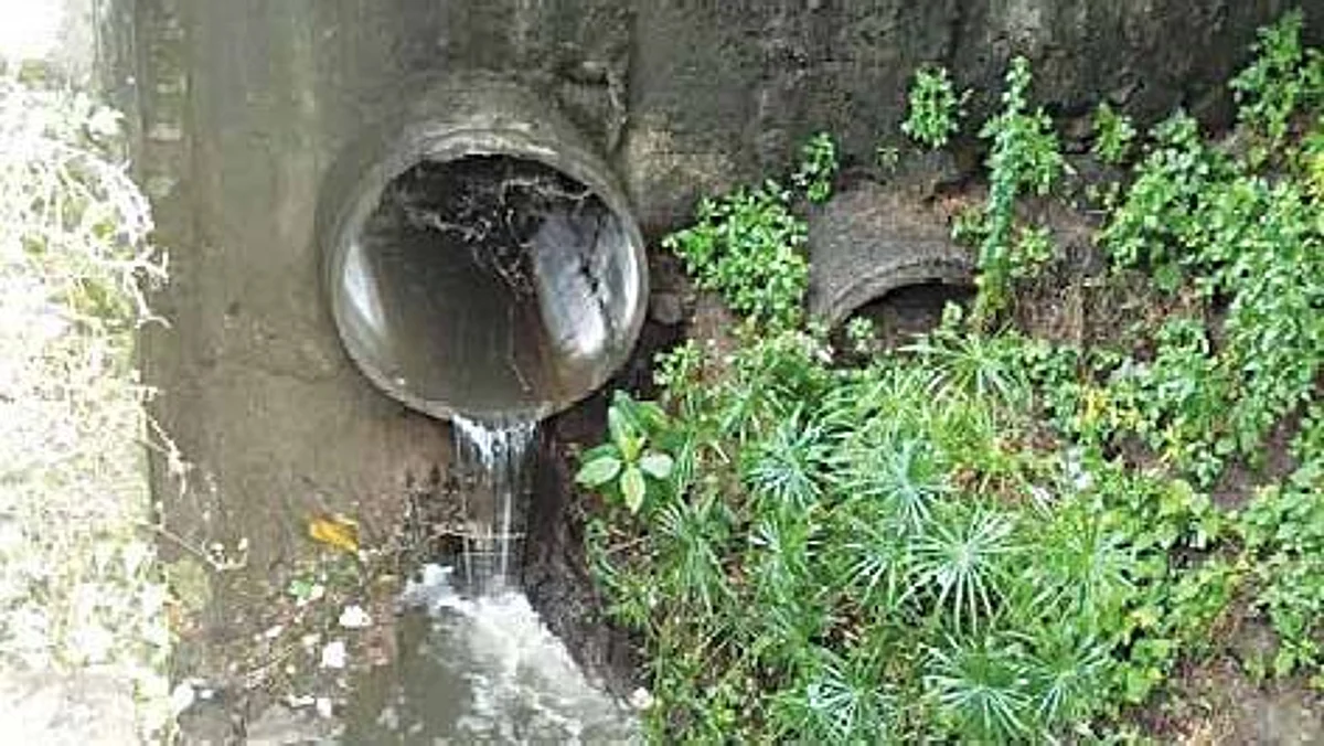 सांडपाणी थेट नदीपात्रात