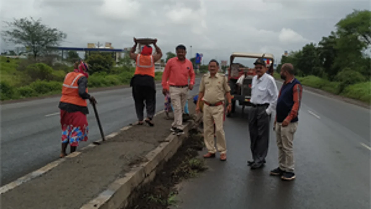 पुणे-नगर महामार्गावर पंधरा दिवस अपघाताविना
