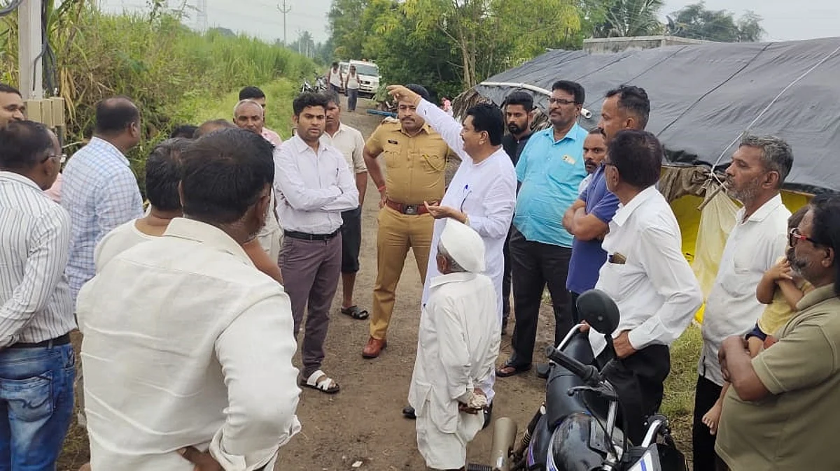 देवळाली प्रवरा परिसरात ढगफुटीसदृश्य पावसाने दाणादाण