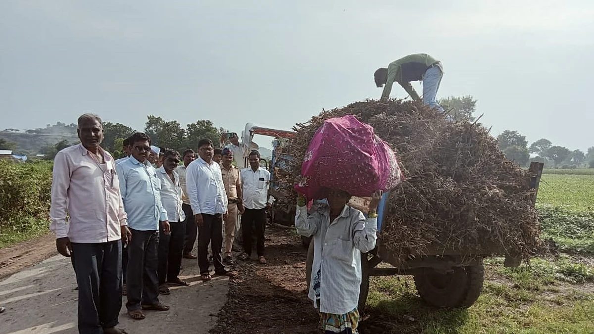 राहुरीच्या पश्चिम भागात पुरामुळे नुकसानीची आमदार तनपुरेंकडून पाहणी