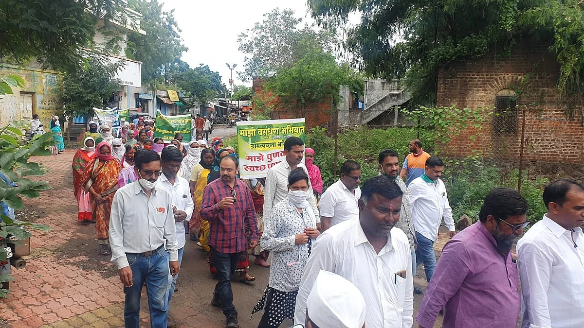 पुणतांबा ग्रामपंचायतला राज्यस्तरीय शिवाजी महाराज वनश्री पुरस्कार