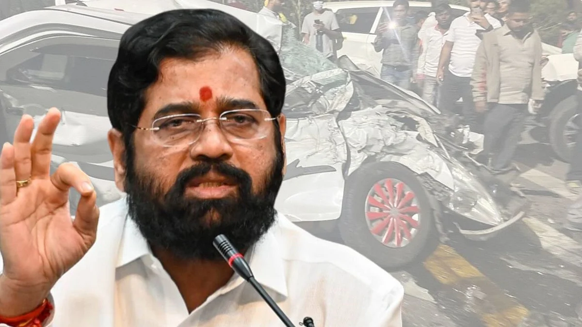 पुण्यात नवले पुलावर विचित्र अपघात; CM शिंदेनी दिले 'हे' निर्देश