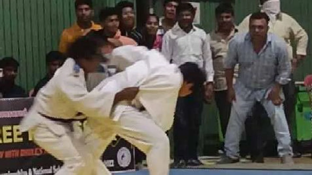 ४९ वी महाराष्ट्र राज्य ज्युदो स्पर्धा - ओम पाटीलचा शौर्यवर उत्कंठावर्धक विजय