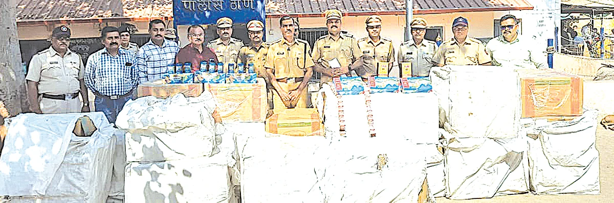 आर्वीत ट्रकसह 26 लाखांचा पानमसाला जप्त