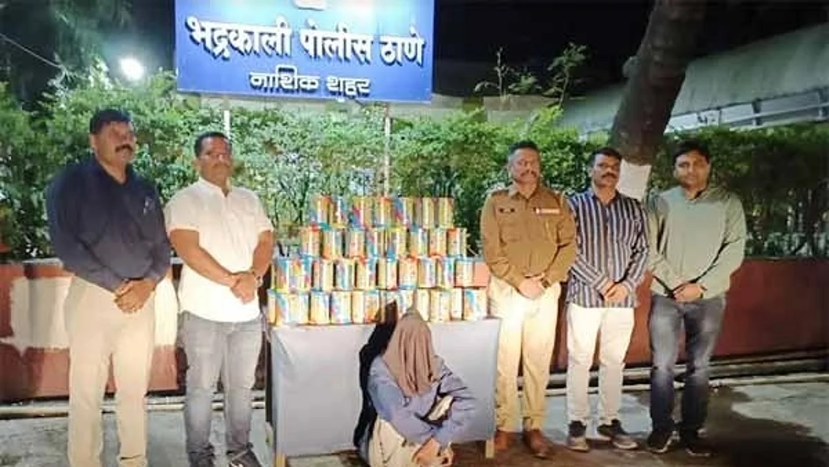 नायलॉन मांजा विक्री करणारा पोलीसांच्या ताब्यात