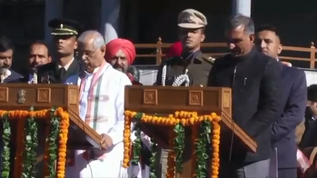 सुखविंदर सिंग सुखू हिमाचलचे नवे मुख्यमंत्री, मुकेश अग्निहोत्री उपमुख्यमंत्री