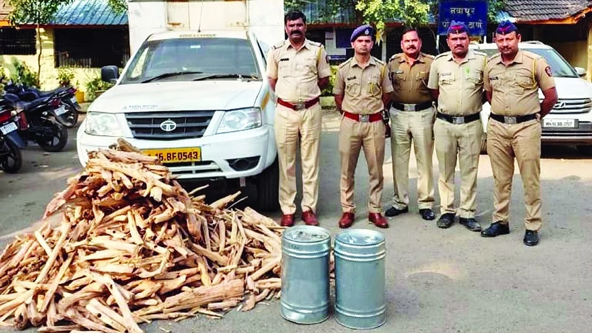 नवापुरातून लॉकअप तोडून फरार झालेले आरोपी निघाले चंदन लाकूड व तेल तस्कर
