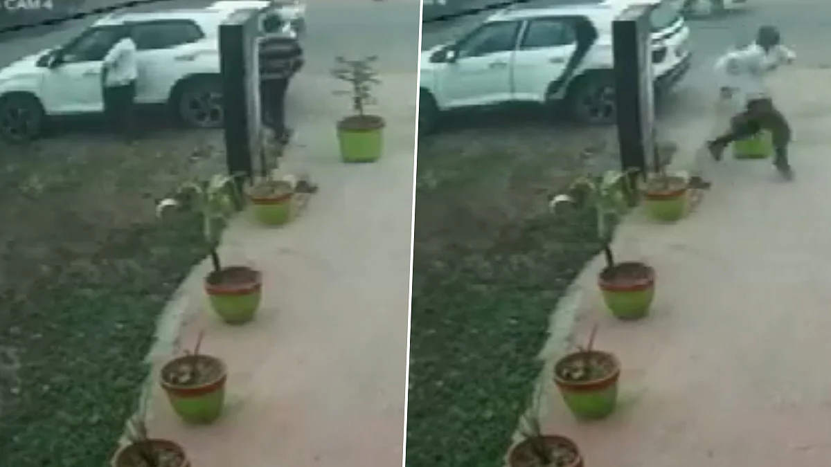 दिवसाढवळ्या महिलेच्या अपहरणाचा प्रयत्न, घटना CCTV कॅमेरात कैद