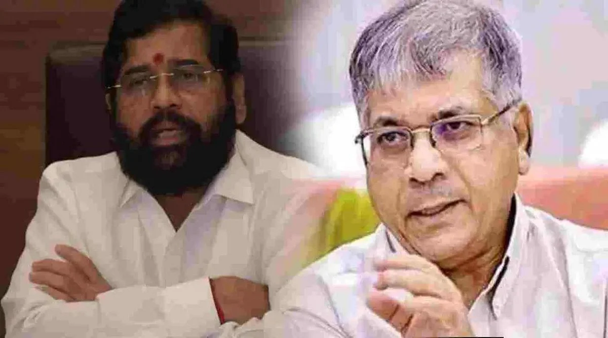 एकनाथ शिंदे आणि प्रकाश आंबेडकर यांच्यात गुप्त बैठक; ठाकरेंना पुन्हा धक्का?
