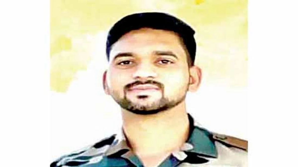 निळवंडी येथील जवान आदित्य जाधव यांचं निधन
