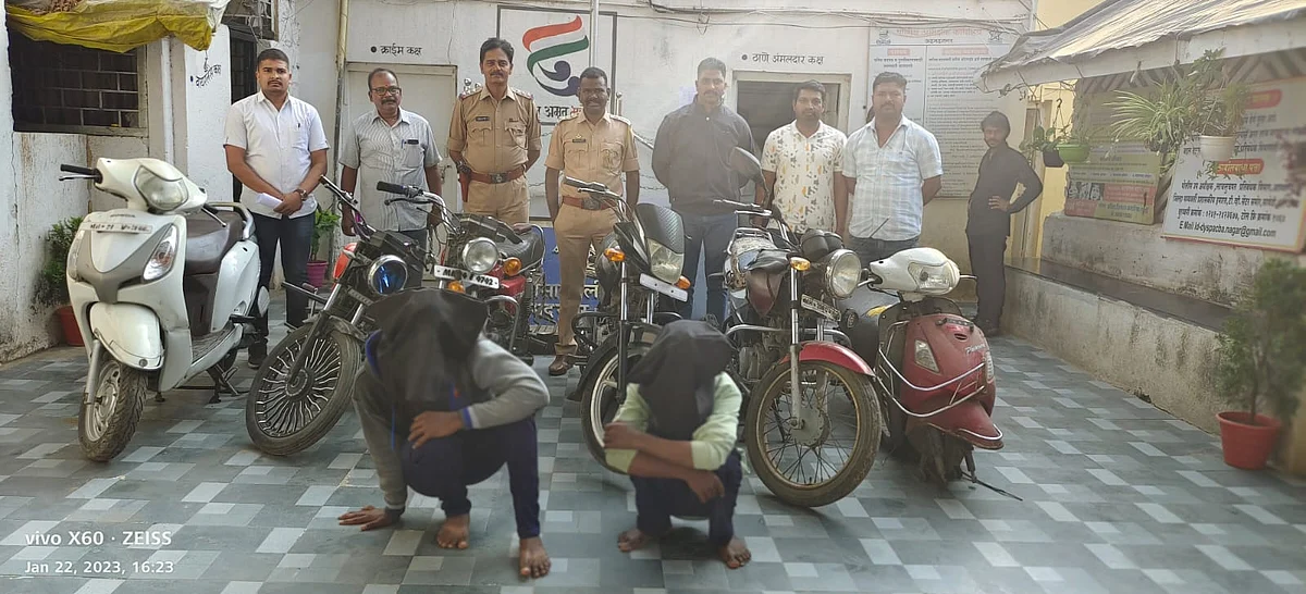 सराईत गुन्हेगारांकडून ६ मोटारसायकली हस्तगत