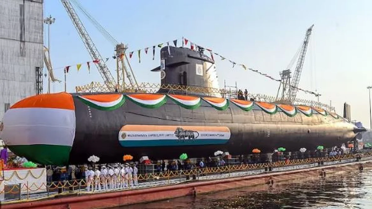 शत्रूला घाम फोडणार भारताचं नवं अस्त्र! INS Vagir नौदलात सामील