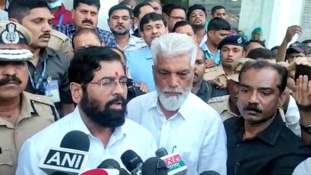 मुख्यमंत्री एकनाथ शिंदे नाशकात दाखल; केली 'ही' मोठी घोषणा