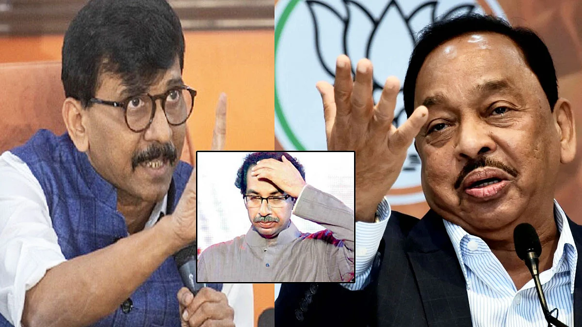 ...तर उद्धव ठाकरे, रश्मी ठाकरे संजय राऊतांना चपलाने मारतील; नारायण राणेंचा हल्लाबोल