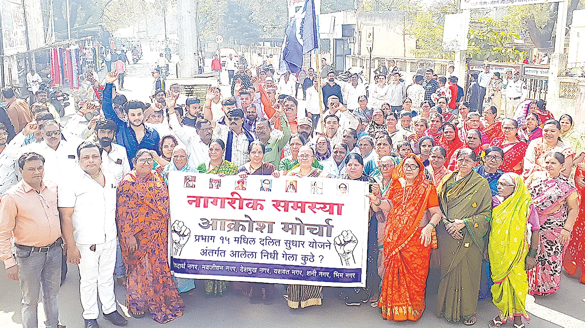 ...आणि संतप्त नागरिकानी काढला मनपावर ‘आक्रोश’ मोर्चा
