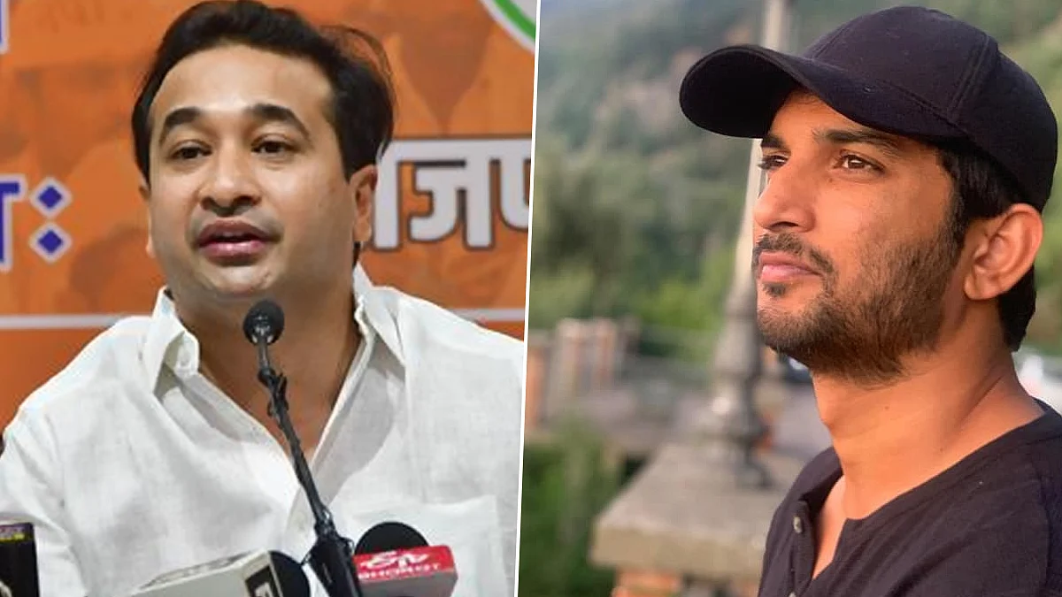 सुशांत सिंह प्रकरणातील ‘तो’ व्हिडीओ नितेश राणेंकडून ट्विट; म्हणाले, "बेबी पेंग्विन..."