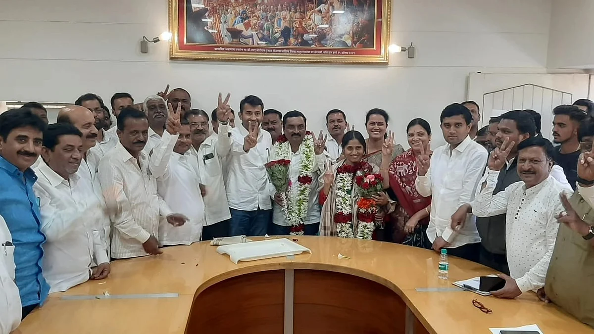 मजूर फेडरेशन चेअरमनपदी भाबड, व्हा. चेअरमनपदी शर्मिला कुशारे विजयी