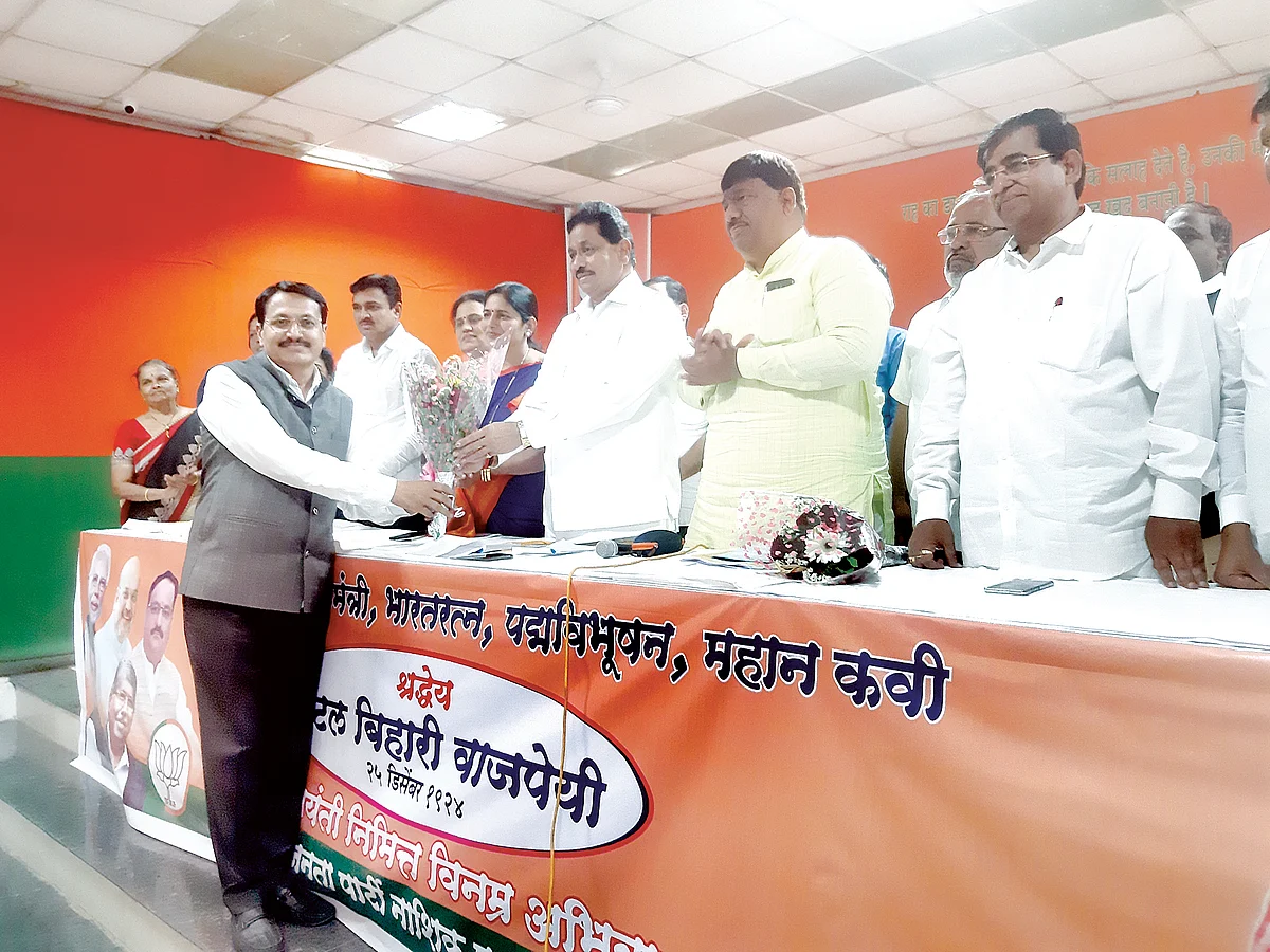 Palve re-elected as BJP city chief
