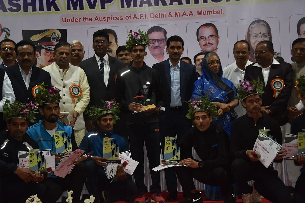 आर्टिलरी सेंटरचे जवान सुनील कुमार ठरले मविप्र मॅरेथॉनचे विजेते; पहिल्याच प्रयत्नात यश