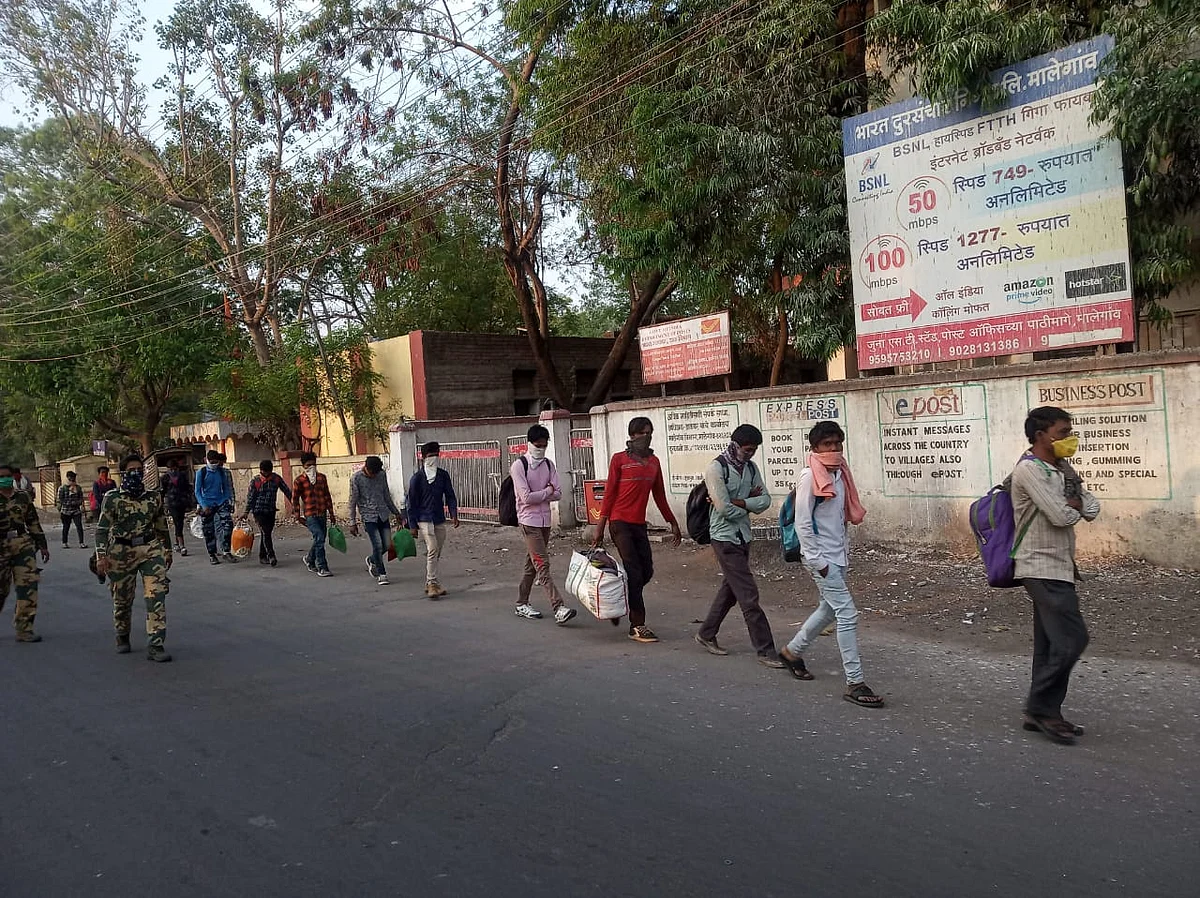 राजस्थानला जाणारे ४७ प्रवासी मालेगावमध्ये पकडले; प्रत्येकाची होणार तपासणी