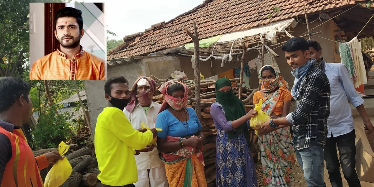 इगतपुरी : अभिनेता चिन्मय उदगीरकर यांच्याकडून तालुक्यात एक हात मदतीचा