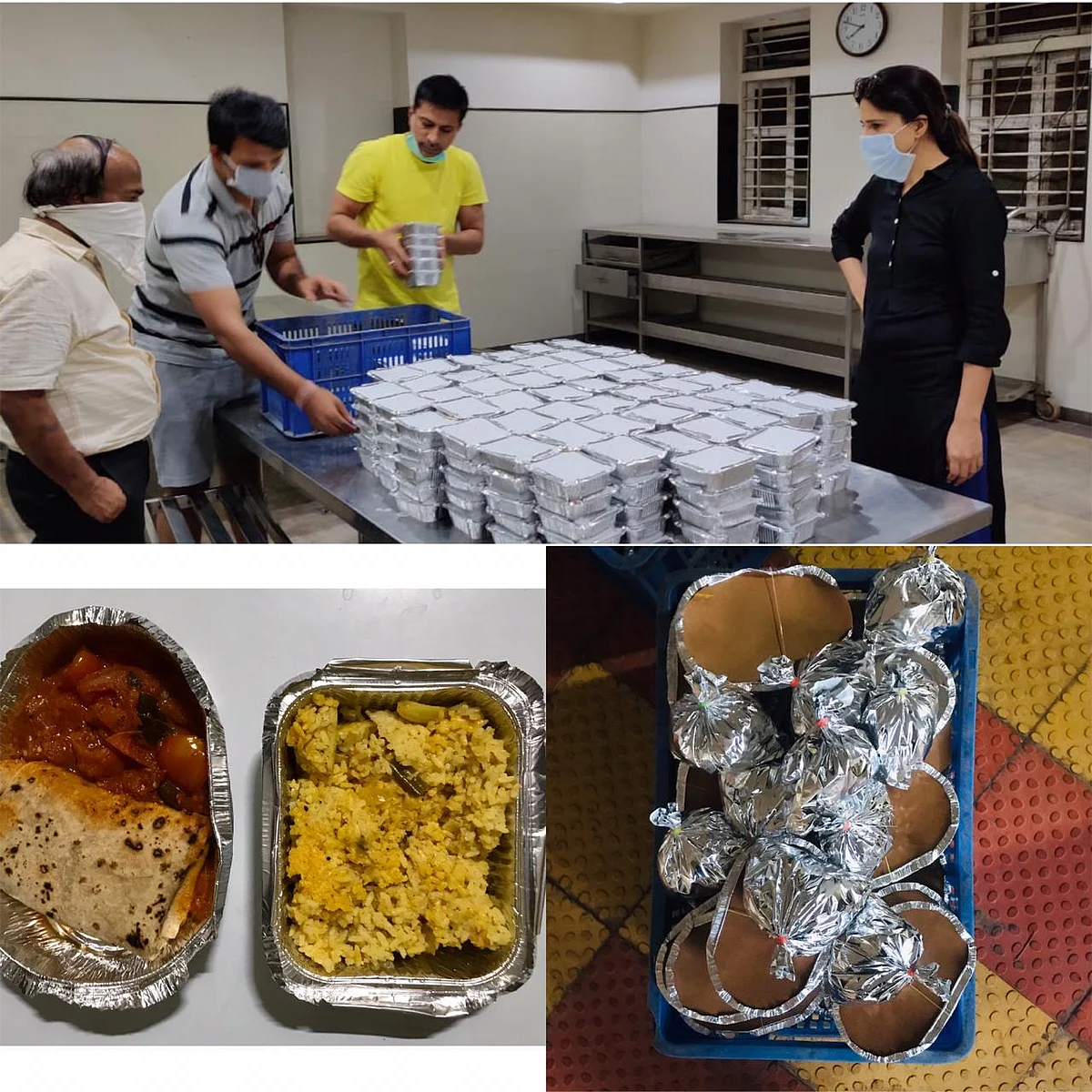 शहरातील बिल्डर असोसिएशन कडून लाॅकडाऊनमध्ये २६ हजार गरजूंची क्षुधाशांती