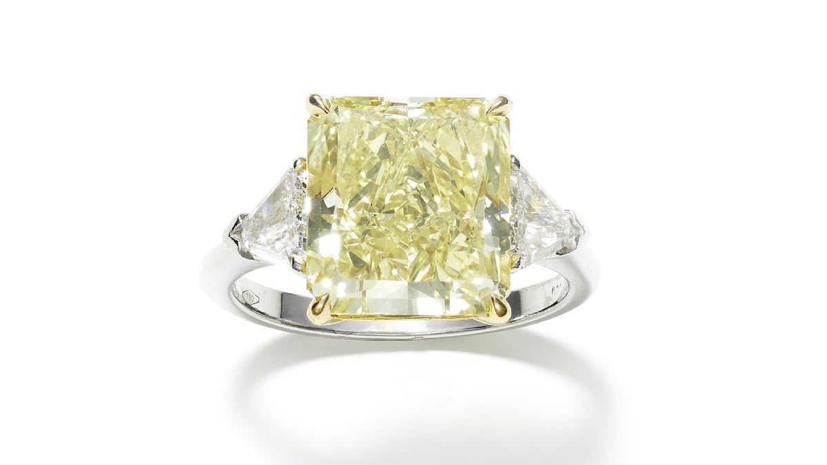 Taking Center Stage: A Remarkable Yellow Diamond Ring at Bonhams Auction - Vimarsana News