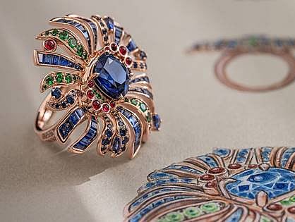 Coral Blossom – the multi-faceted haute joaillerie creation combines three different jewellery pieces: brooch, necklace and cocktail ring - Vimarsana News