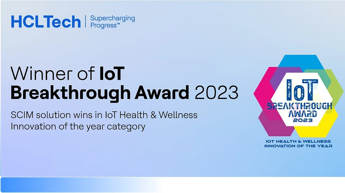 HCLTech Won 2023 IoT Breakthrough Award for Its SCIM Solution