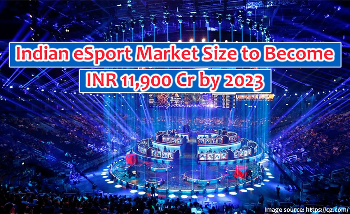 Indian eSport Market Size to Become INR 11,900 Cr by 2023