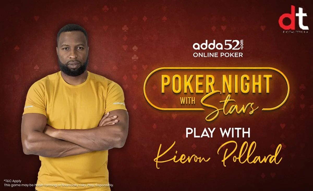 Adda52 Ropes in Popular Cricketer Kieron Pollard for ‘Poker Night with Stars’ Series