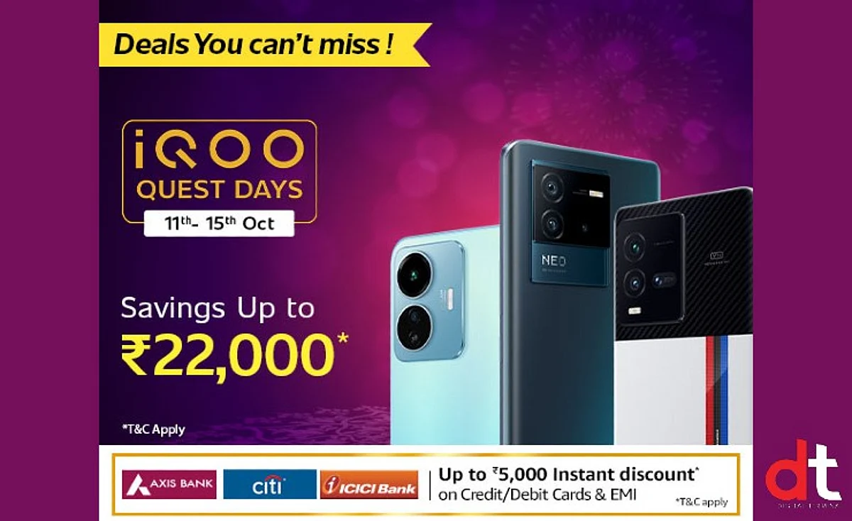 iQOO Launches iQOO Quest Days with Attractive Deals on Popular Smartphones