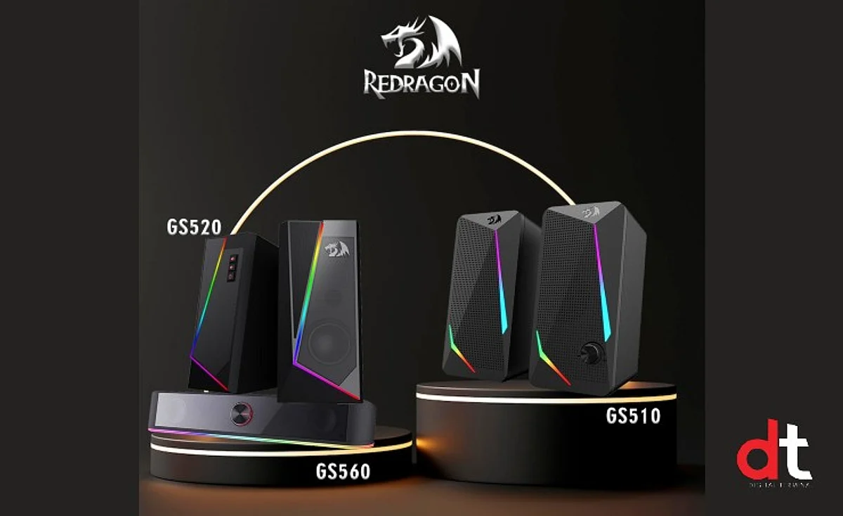 Redragon Introduces 3 New Gaming Speakers with Touch-controlled RGB Lighting