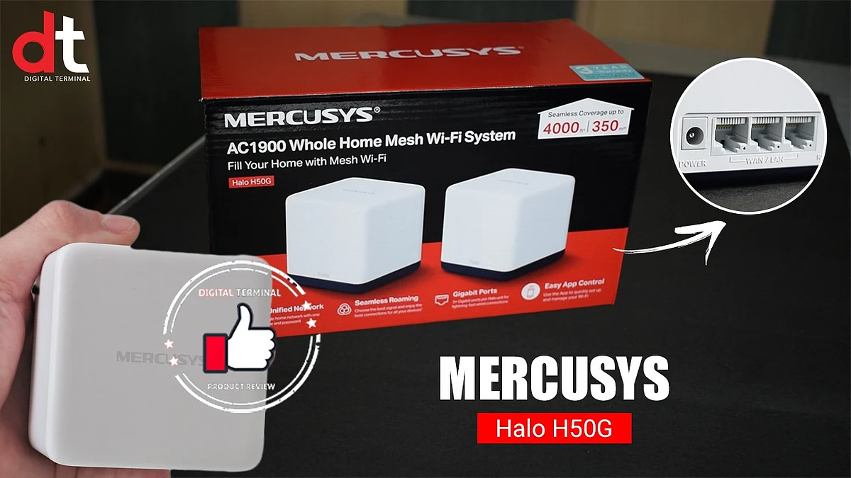 Mercusys Halo H50G Whole Home Mesh Wi-Fi System