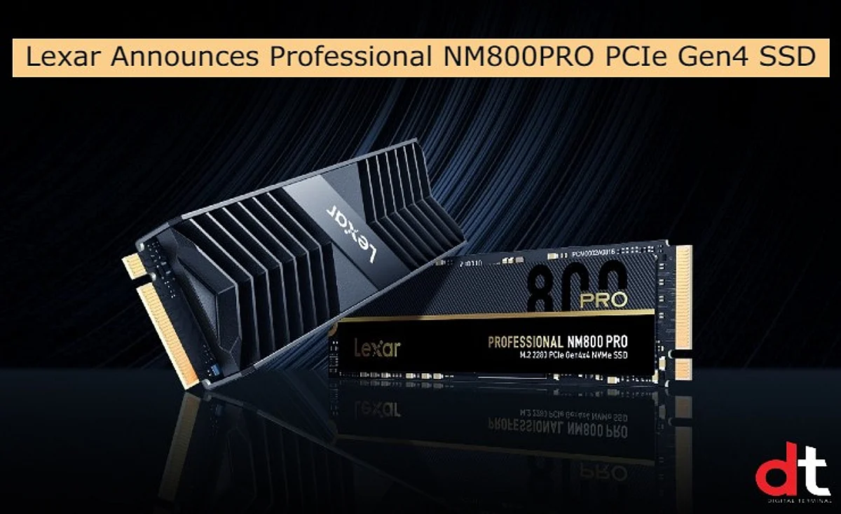 Lexar Introduces New Professional NM800PRO PCIe Gen4 SSD in India