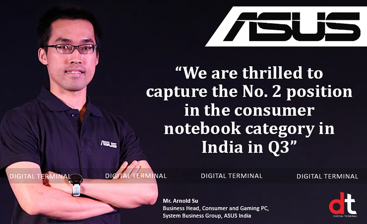 ASUS Bags No. 2 Consumer Notebook Brand in India with a 20.6% Market Share